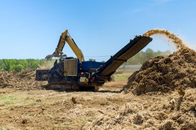 Blow the Mulch Into a Desired Area!